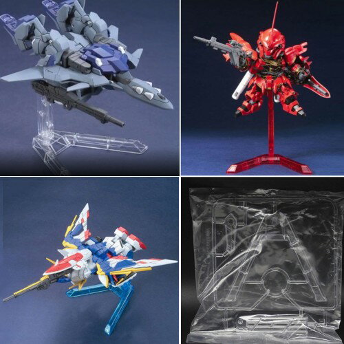 アクションフィギュア用 ディスプレイスタンド 《クリアレッド》 アクションベース SD BB ガンダム フィギュア[定形外郵便、送料無料、代引不可] 2