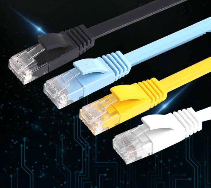 Cat6 LANケーブル 《ホワイト》 《15m》 カテゴリ6 フラット 薄型 LANケーブル[ゆうパケット発送、送料無料、代引不可] 3