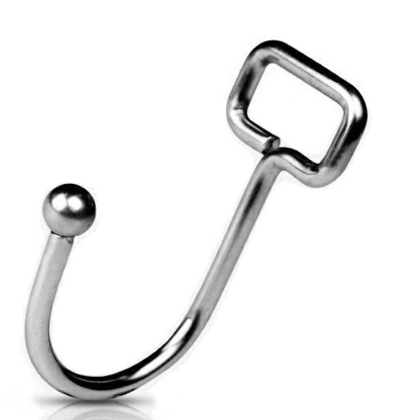 大きめシングルフック ステンレス[定形外郵便、送料無料、代引不可]