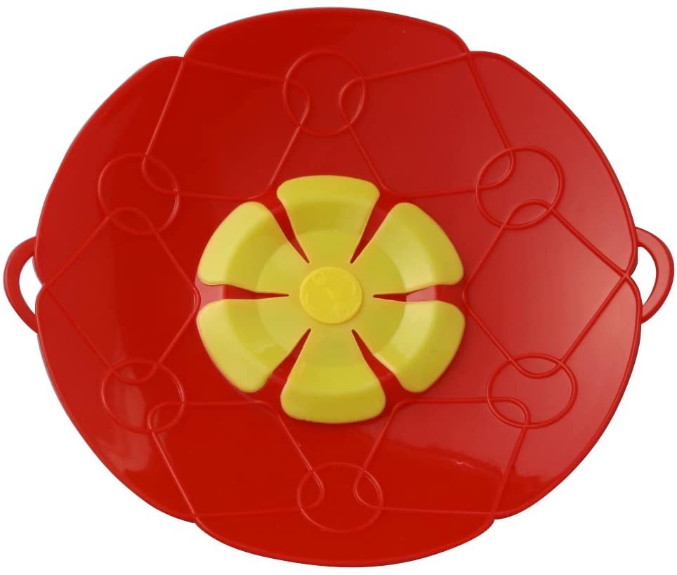 富士商 鍋蓋 クッキングフラワー 《Lサイズ》 《レッド》 F7564[送料無料(一部地域を除く)]