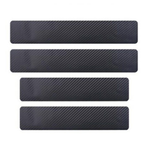 ドア保護 フィルム ステッカー サイドステップガード 《ブラック》 車用 傷 汚れ防止 プロテクター ...