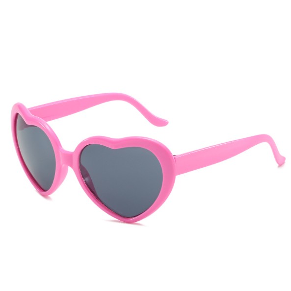  面白サングラス UVカット ハートサングラス 《ピンク》  夏のレジャー  ファッション  定形外郵便、送料無料、代引不可 