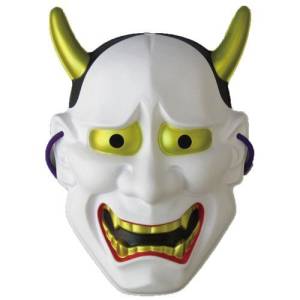 般若面 商　品　説　明 &quot;Japanese&quot; Hannya mask 大人気のお面シリーズ！『般若面』です！！ 魔除けとして親しまれてきた日本の伝統的な般若面。 お祭りやコスプレ、インテリアにも使えるデザインになりました☆ 日本のお土産として、海外観光客様にもオススメな逸品です！！ 商　品　仕　様 サイズ 約W16.3×H24×D5.5cm 生産地 中国 材質 PVC 保　証　に　つ　い　て ■メーカー保証なし 記載の注意事項を除く初期不良品の場合のみ、商品到着から1週間以内のみ対応いたします。 ご到着後はお早めに商品状態をご確認ください。 注　意　事　項 ●こちらの商品は、新品です。 ●モニター環境により、実際のカラーと異なって見える場合がございます。 ※商品の発送は定形外郵便での発送となります。（代引支払は不可、荷物の追跡不可）※この商品は運送便の都合上、化粧箱を外して簡易包装で発送する場合がございます。プレゼント用にご購入される場合はご注意願います。＜定形外郵便に関する注意事項＞ 　　・ 定形外郵便に関しては基本的にポストに投函する為、 配達時に何らかのトラブル等が有り、万一、購入された商品が配送事故・紛失・破損等によりお手元に届かない場合でも弊社は責任を負いかねますので予めご了承下さい。（配送中の事故等は、免責とさせて頂きます。） 　　・ 定形外郵便に関しては代金引換払い及び時間指定サービスはご利用頂けません。 　　・ 通常便と比べると到着までに時間がかかります。 　　・ 伝票番号による荷物の追跡を行うことはできません。