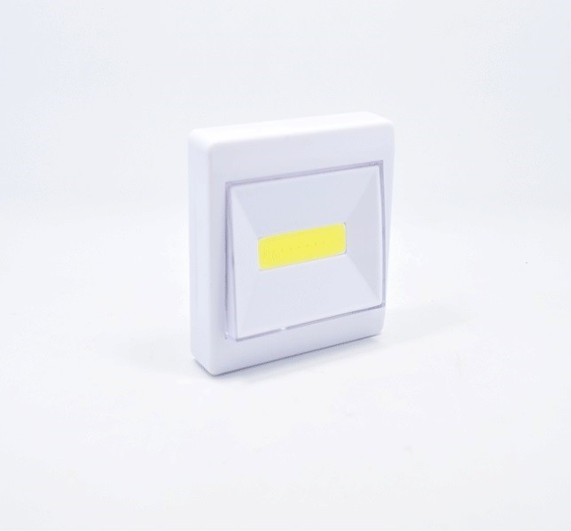 スイッチ型 壁掛け COBライト 電池式 高照度 インテリア ガーデニング ランプ[定形外郵便、送料無料、代引不可]