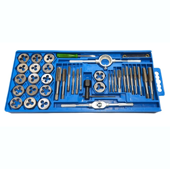 Rakuten - ネジ山 修正 さび落とし タップダイスセット 40PCS ネジ穴 DIY 工具 ビット[送料無料(一部地域を除く)]