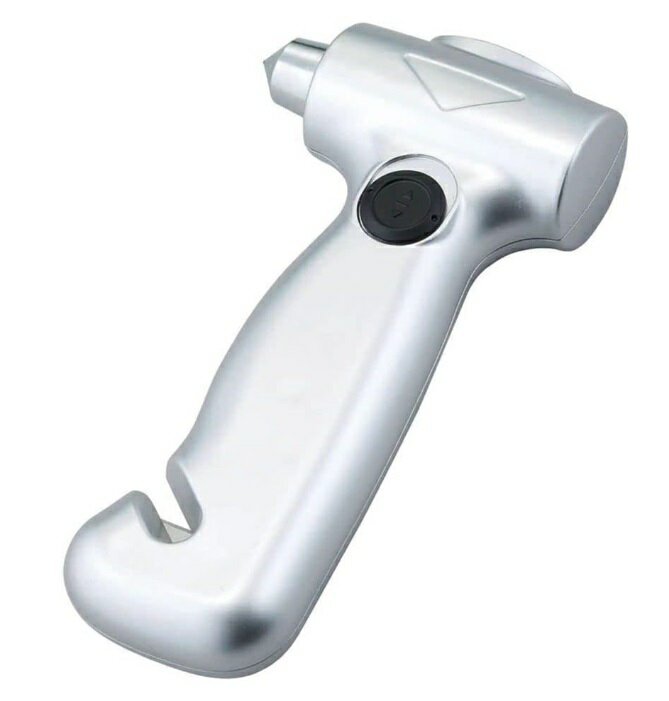 緊急脱出用ツール ダッシュ・スリー 緊急脱出ハンマー ライト付き 手回し充電 防災 多機能 車用 家用[送料無料(一部地域を除く)]