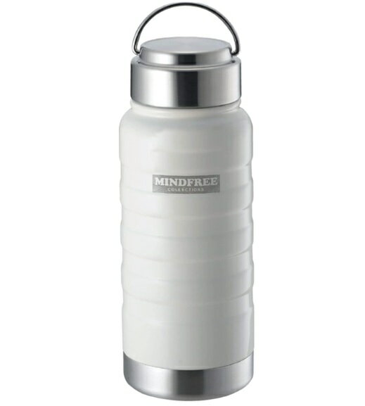 カクセー(Kakusee) 真空二重 ステンレスボトル マグボトル ホワイト 550ml MF-05W[送料無料(一部地域を除く)]