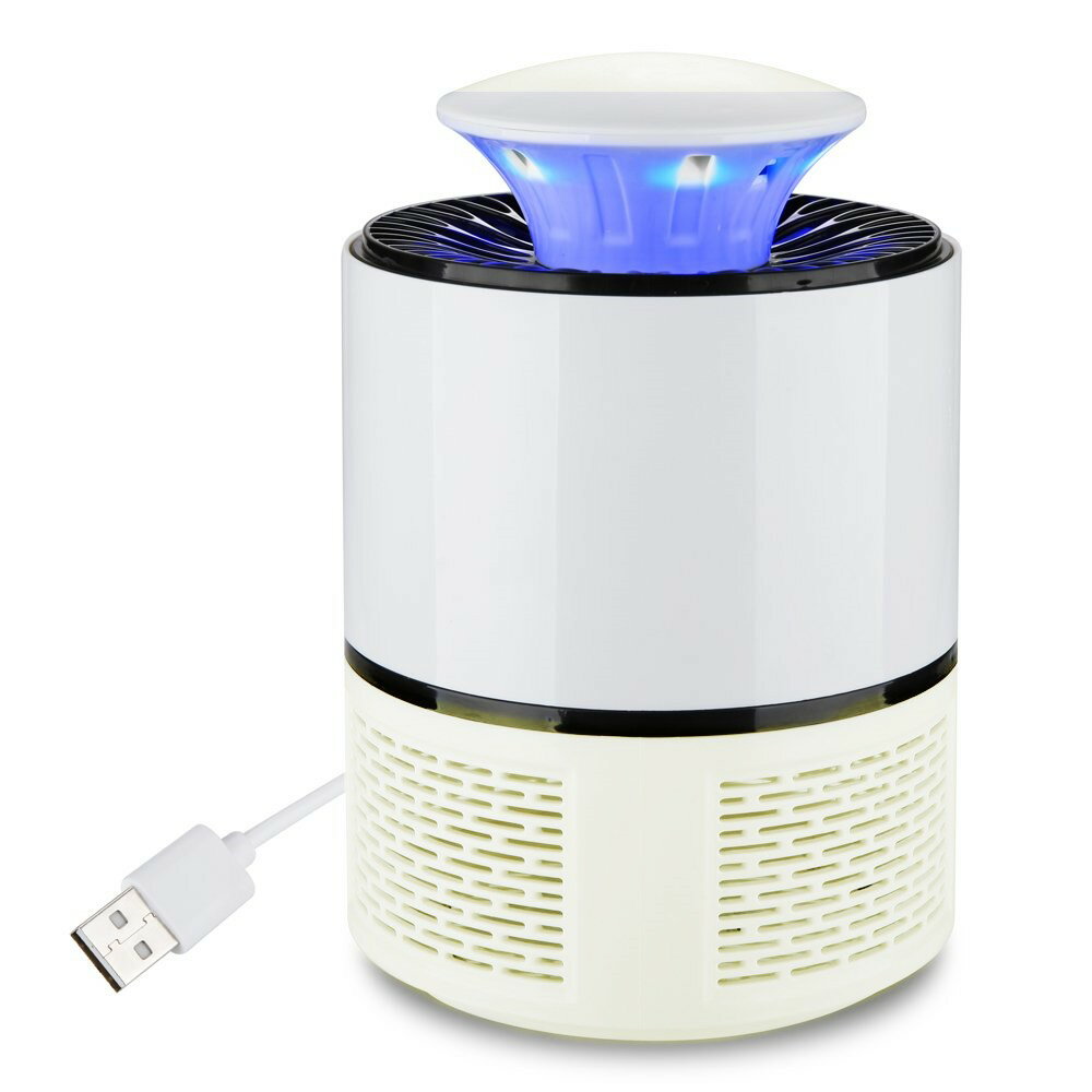 蚊取り器 UV光源誘引式捕虫器 《ホワイト》 紫外線 紫外光 蚊除け[送料無料(一部地域を除く)]