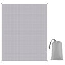 レジャーシート 140×100cm 薄灰 折り畳み ピクニックシート 無地 アウトドア キャンプ コンパクト 軽量 花見 遠足 運動会[定形外郵便、送料無料、代...