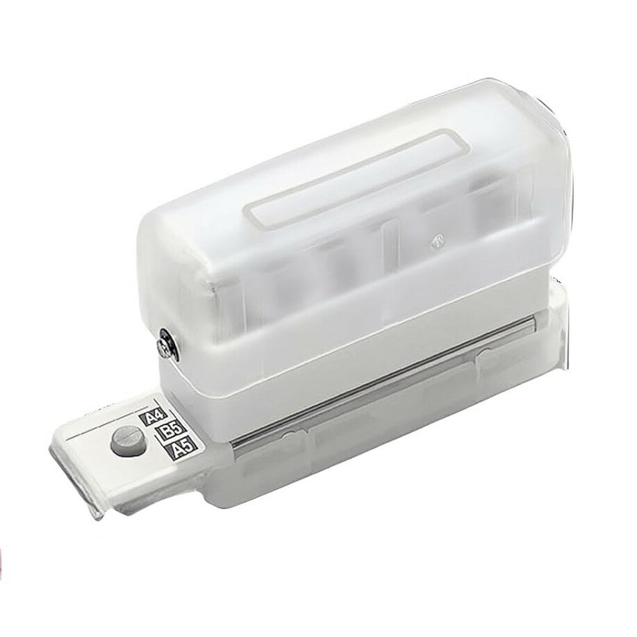 ルーズリーフパンチ 6穴 穴開けパンチ 小型 穴あけパンチ クリア 多機能 軽量 ホールパンチ A4 B5 A5 [定形外郵便、送料無料、代引不可]