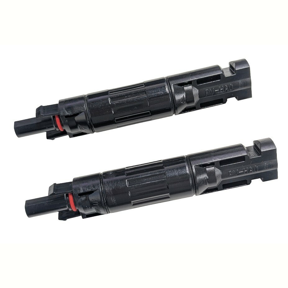 MC4対応 逆流防止ダイオード付き ソーラーコネクター 2本セット 30A IP67防水 ソーラーパネル用[ゆうパ..