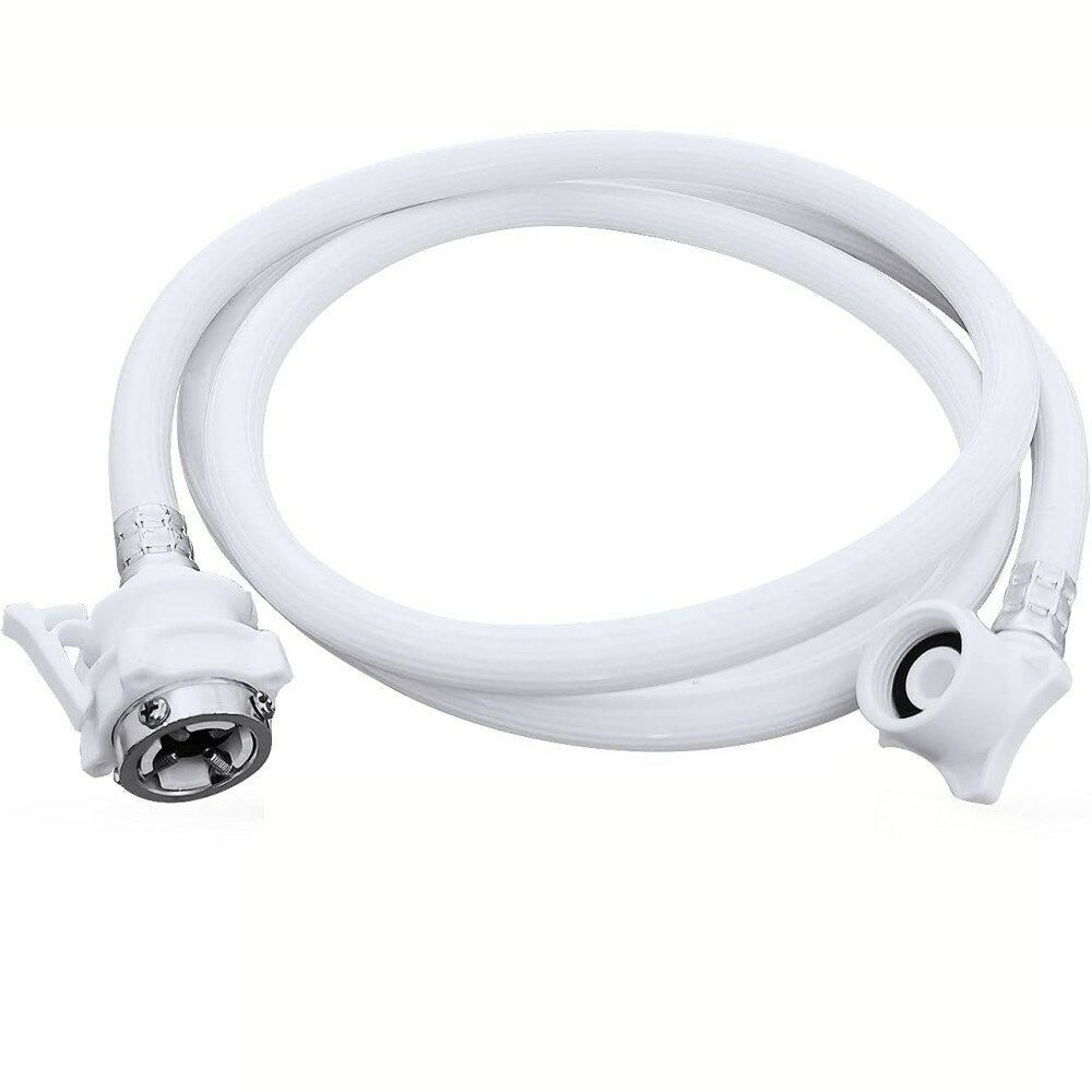 洗濯機 給水ホース 0.8m 自動洗濯機用 ワンタッチ接続 元口付き 水漏れ防止 取付簡単 汎用タイプ 給水..