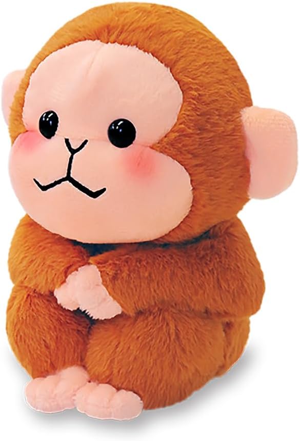 まねまねシリーズ おさる 8202-979 ものまね しゃべる 動く ぬいぐるみ 猿 サル[送料無料(一部地域を除く)]