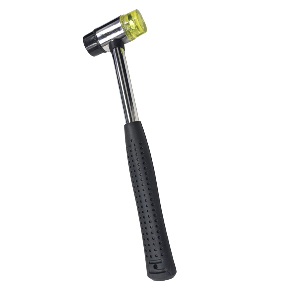 小型 ゴムハンマー 25mm デュアルヘッド ゴム プラスチック 作業 DIY 工具[ゆうパケット発送、送料無料..