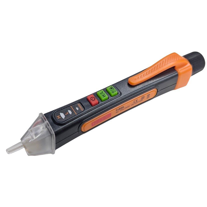 Rakuten - ペン型 検電器 LEDライト AC12V-1000V 48V-1000V感度調節 非接触式 アラームブザー テスター [定形外郵便、送料無料、代引不可]