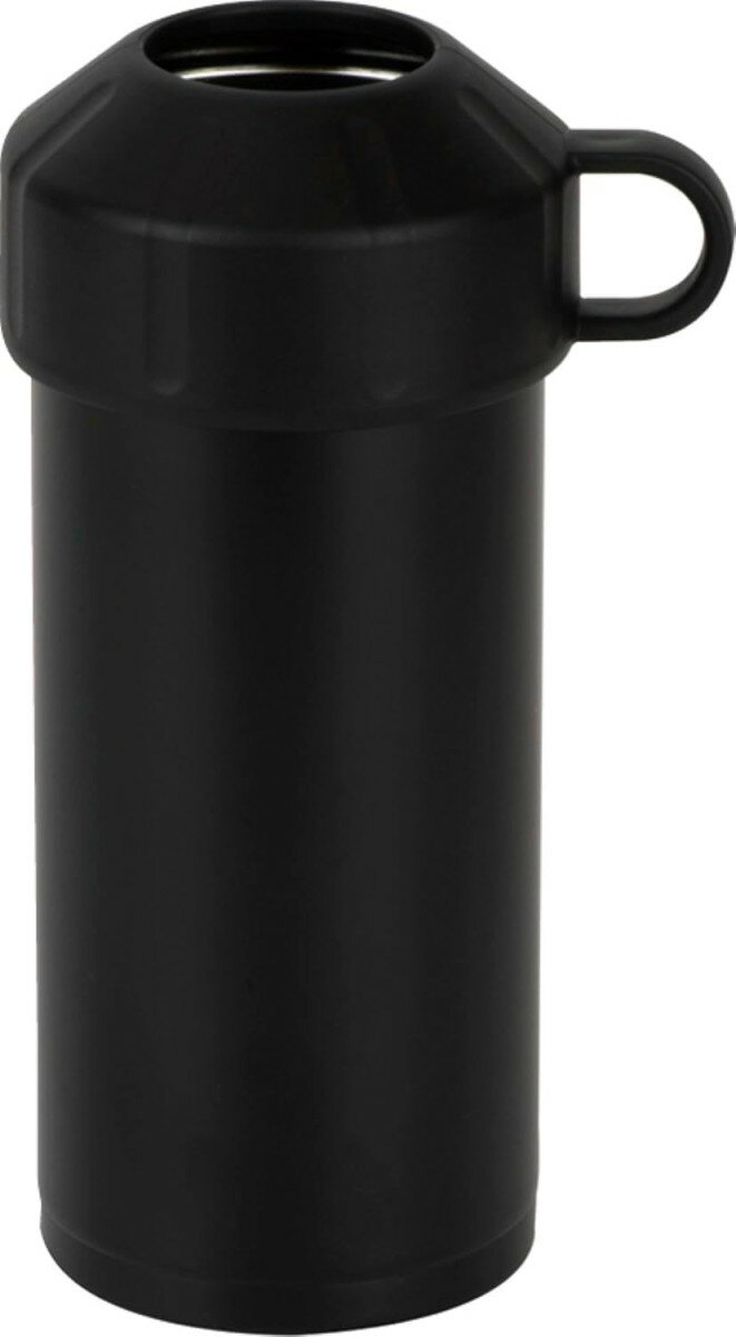 Rakuten - フォルテック ペットボトルクーラー ブラック RH-1568 保冷 ステンレス カラビナ 登山 600ml 真空 フック付き[送料無料(一部地域を除く)]