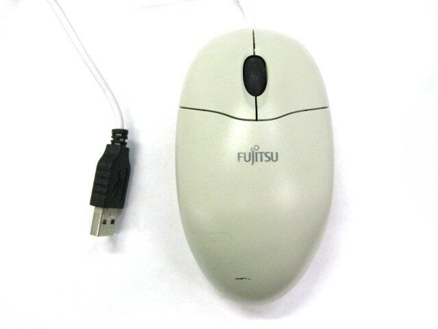 [中古品]Fujitsu/富士通 光学式USBマウス CP340259-01 ホワイト [その他PC][消耗品]【中古】[定形外郵便、送料無料、代引不可]