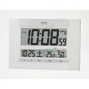 SEIKO CLOCK 掛け置き兼用デジタル電波時計 温度/湿度表示付き SQ429W [時計][ギフト][送料無料(一部地域を除く)]
