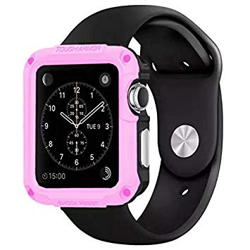 Apple Watchカバー 《ピンク》 42mm 液晶保護ケース シェル 耐衝撃 防汚[定形外郵便 ...