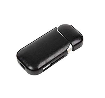電子タバコ用 高級レザーケース 《ブラック》 PUレザー 電子たばこ 保護ケース 収納ケース[ZIPPO][定形外郵便、送料無料、代引不可]