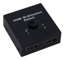 2入力1出力 HDMI切替器 4K 3D スイッチャー セレクター[定形外郵便、送料無料、代引不可]