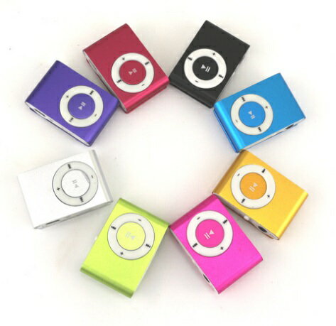 クリップ式 コンパクト MP3プレーヤー カラー...の商品画像