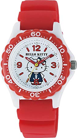 シチズン/CITIZEN Q&Q 腕時計 Hello Kitty (ハローキティ) ダイバー アナログ表示 10気圧防水 ホワイト VQ75-232 レディース[バレンタイン][時計][ギフト][定形外郵便、送料無料、代引不可]