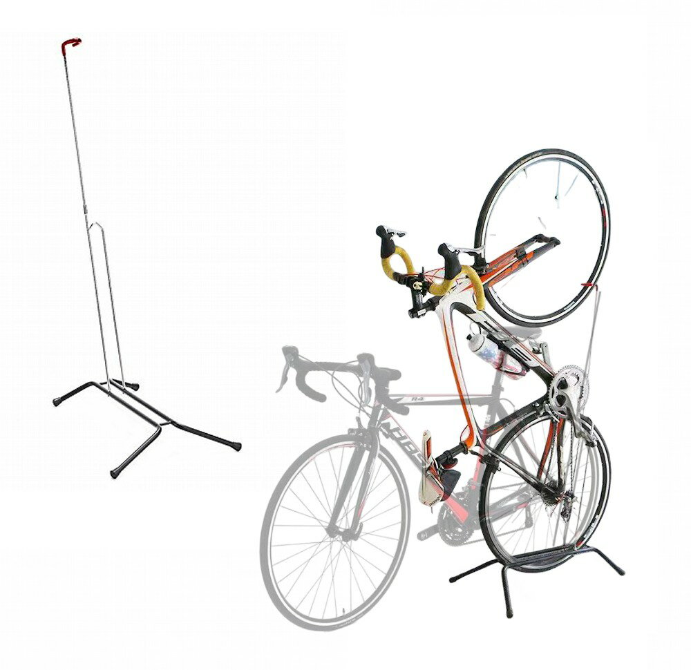自転車をおしゃれに保管 【 26 - 28 インチ 】 バイク スタンド 軽量 (縦横対応)[送料無料(一部地域を除く)]