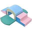 おもちゃ ソフトブロック アスレチック ブロック クッション 布製 玩具 大型 室内 遊具 滑り台 キッズスペース 子供 こども キッズ 幼児 保育園 保育用品...