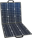 ソーラーパネル 100W ソーラー充電器 ソーラー パネル 充電器 充電 太陽光 太陽光パネル バッテリー ソーラーチャージャー ソーラーパネル充電器 モバイル 折りたたみ アウトドア ポータブル電源 18ヶ月保証 送料無料