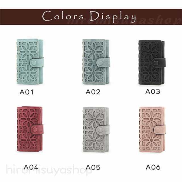 hiromisuyashopのキーケース キーホルダー スマートキー レディース 鍵 大容量 鍵入れ 小銭入れ カード入れ コンパクト おしゃれ かわいい 誕生｜アングル2