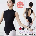 バレエ レオタード 大人用 レディース パッド取外し可能 ノースリーブ ダンス衣装 ジュニア 新体操 エアロビクス レッスン 演