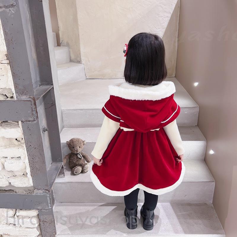 サンタ 衣装 子供 クリスマス コスプレ コスチューム 女の子 赤ずきん サンタコス 仮装 キッズ サンタクロース ワンピース — vista 3