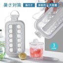 製氷皿 アイストレー 製氷器 密閉容器 アウトドア 持ち運び 丸い氷を作れる おしゃれ 氷を携帯 アイスブレーカー 北欧デンマーク発 暑さ対策