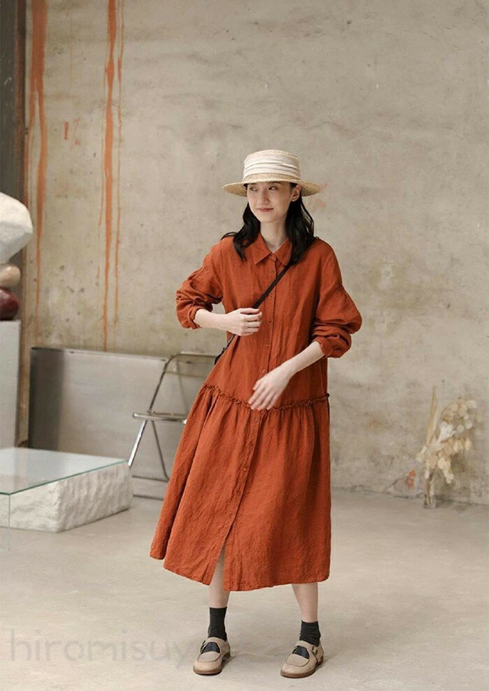 新作ワンピース夏 レディースワンピース 夏ワンピース リネンワンピース夏 綿麻ワンピース シャツワンピース夏 ロングワンピース夏 大人ワンピース きれいめワンピース Aラインワンピース夏 チュニックワンピース 通勤 通学 デート 着痩せ