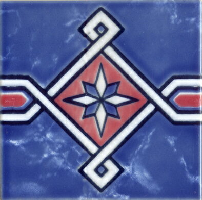 アンティーク 150角 タイル デザインタイル マジョリカタイル 洋風 モロッコ風 DIY キッチン インテリ..