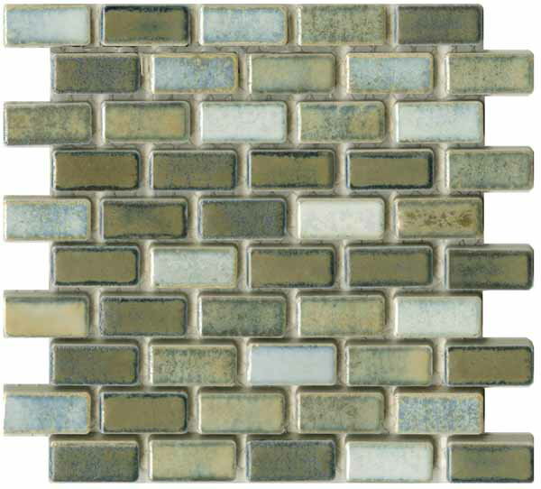 乐天商城 - 15ミリ 二丁 タイル 窯変 DIY アンティーク モダン レトロ クラフト キッチン 内装壁 アートワーク トイレ キッチン 浴室 洗面 ラスティカ チロル Aパターン 【RB/SR-02】