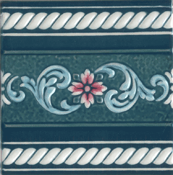 アンティーク 150角 タイル デザインタイル マジョリカタイル 洋風 モロッコ風 DIY キッチン インテリア 雑貨 クラフト【MA-4】(4)