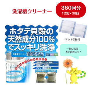 洗濯槽クリーナー 洗濯槽快 ネット2枚 クリーナー12包セット seiei 清水産業 天然成分100％