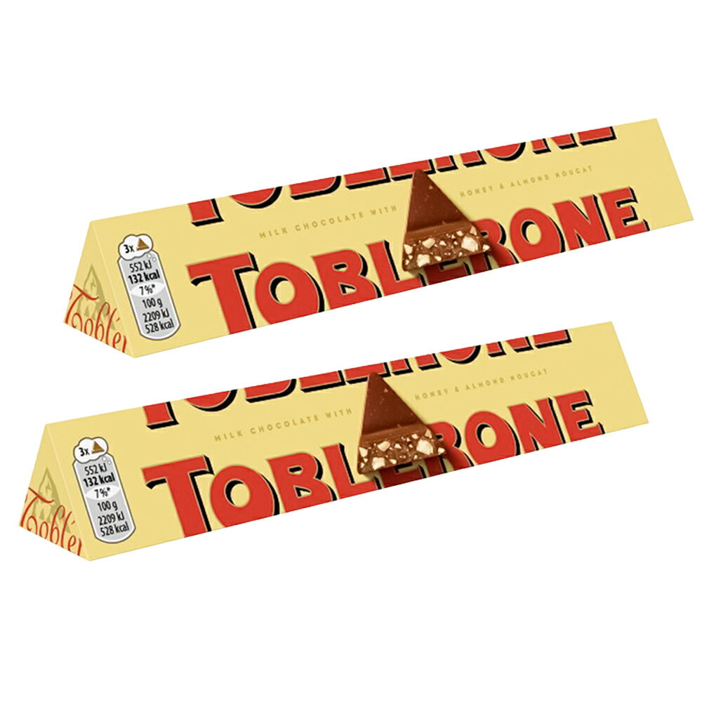 トブラローネ ミルク 100g 2本セット スイスチョコレート 送料込み 輸入チョコレート