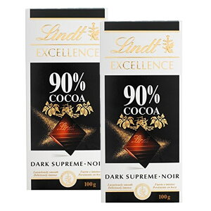 送料無料 リンツ Lindt エクセレンス 90％ カカオ 100g 2点セット チョコ 板チョコ ビターチョコレート