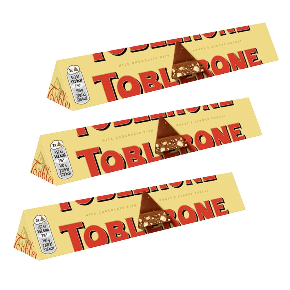 トブラローネ ミルク 100g 3本セット スイスチョコレート 送料込み 輸入チョコレート クール便のサムネイル