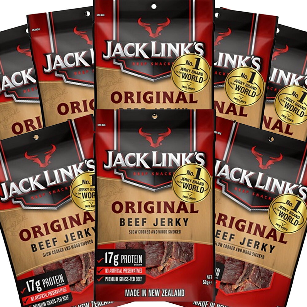 ジャックリンクス ビーフジャーキー オリジナル 8袋セット(50g×8) 送料無料 おつまみ USAジャーキー 1