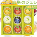 送料無料 広島 ジュレ 9個入り 甘夏 みかん いちご ブルーベリー レモン お祝いギフト ゼリー 広島お土産 バッケン モーツアルト