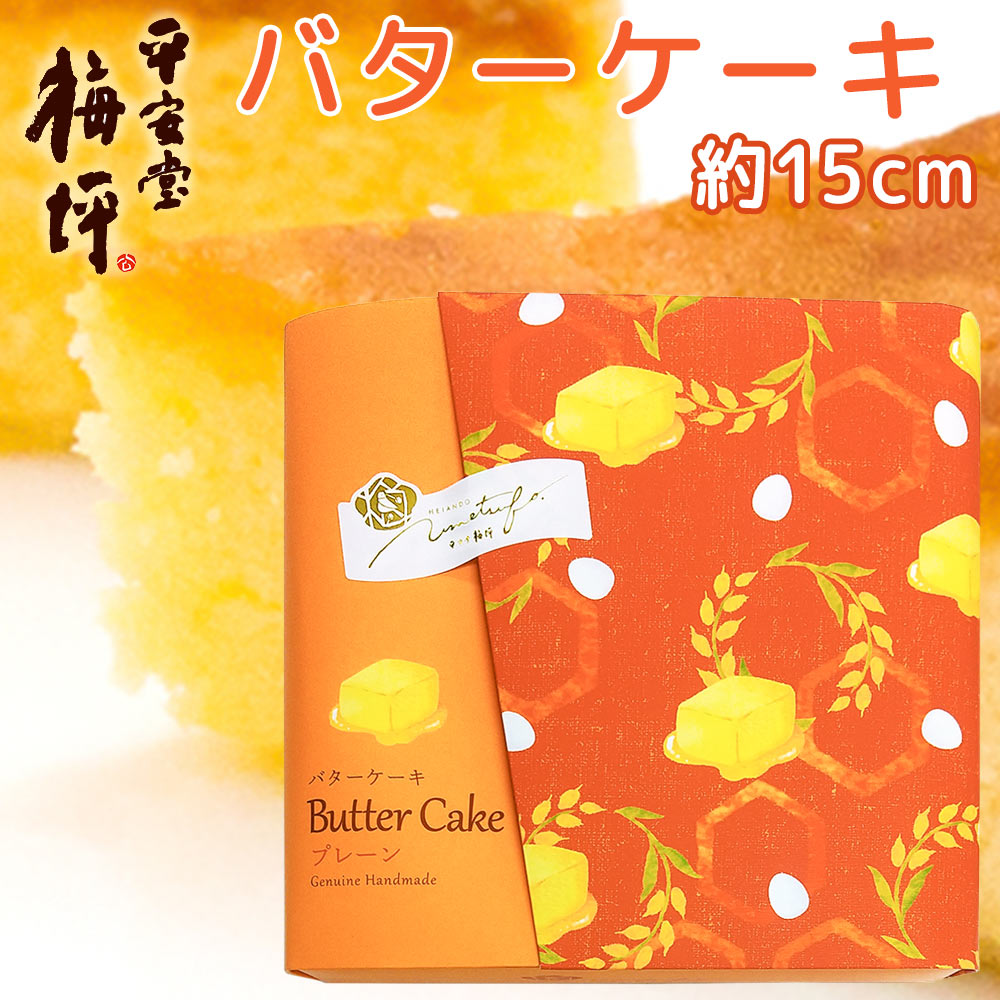 バターケーキ 広島銘菓 バターケーキ 手提げ袋付き 送料込み 手土産 平安堂梅坪