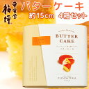 広島銘菓 バターケーキ 手提げ袋付き 4箱セット 送料込み 手土産 平安堂梅坪