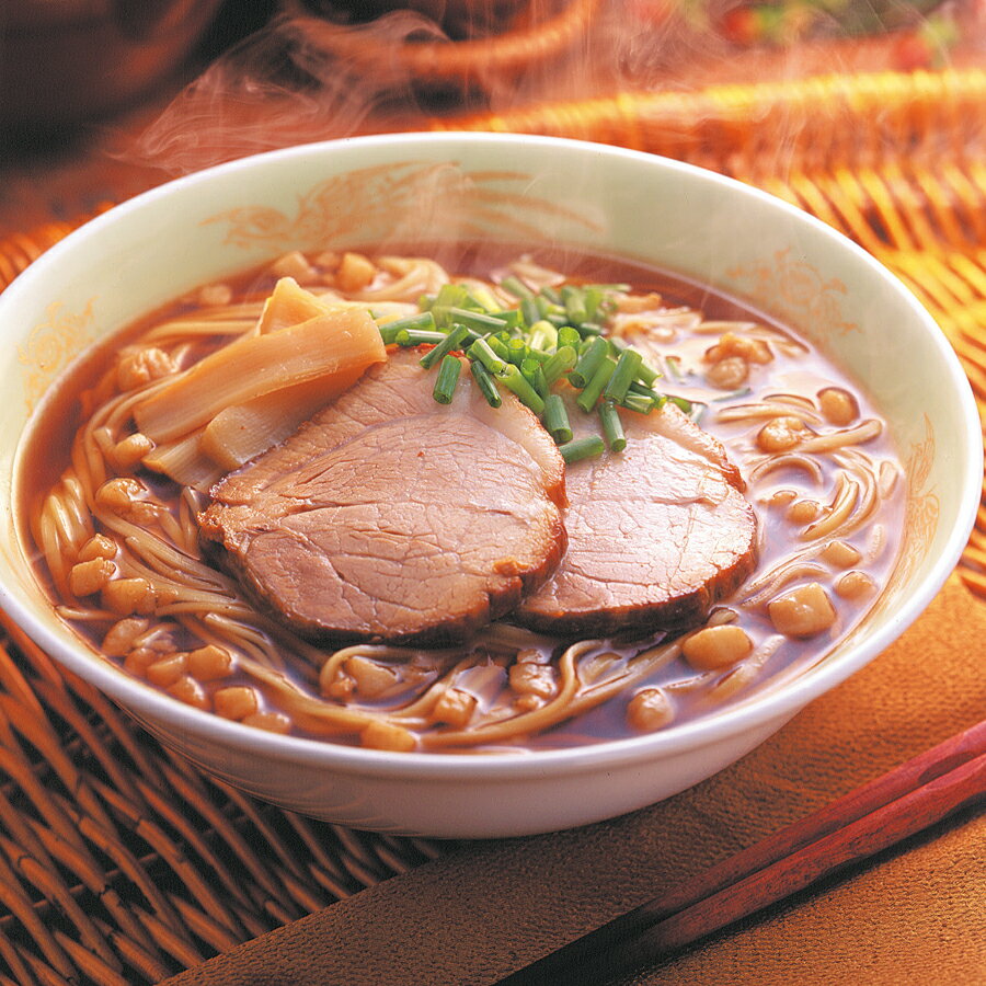 送料無料 尾道ラーメン しょうゆ味 生麺 スープ付 4人前 