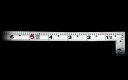 シンワ測定 曲尺角厚 シルバー 1尺6寸/50cm 併用目盛 鶴亀 10556