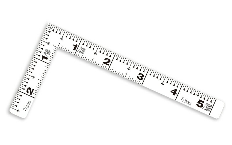 シンワ測定　曲尺平ピタ ホワイト 15cm/5寸 併用目盛 11177 3