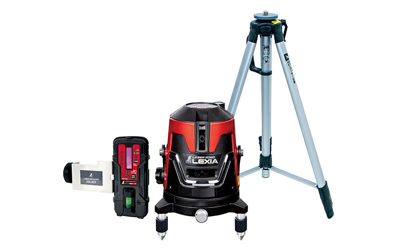 シンワ測定　レーザーロボ LEXIA 41 レッド 受光器・三脚セット 70944